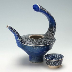 Jeremy Nichols Tea Pot with Lid Off