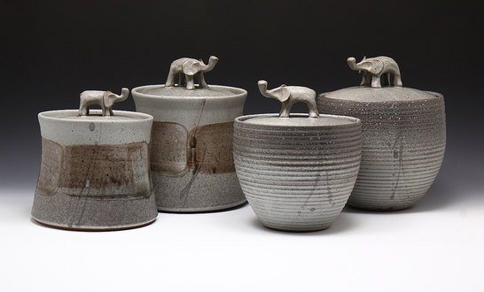 Mia Rhee Containers with Elephants