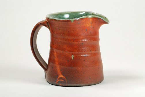 Guellemo Cuellar Salt Glaze Syrup Pitcher