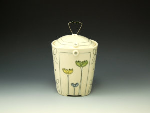 Julie Wiggins Covered Jar