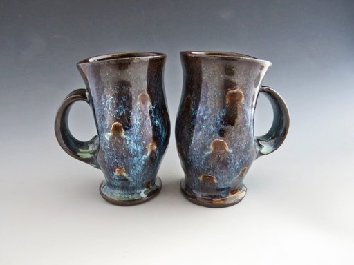 Nancy Gallagher Blue Mugs