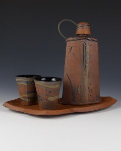 Brice Dyer Flask with Cups