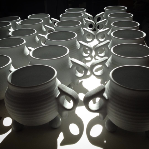 Eric Van Eimeren Cups in Light and Shadow