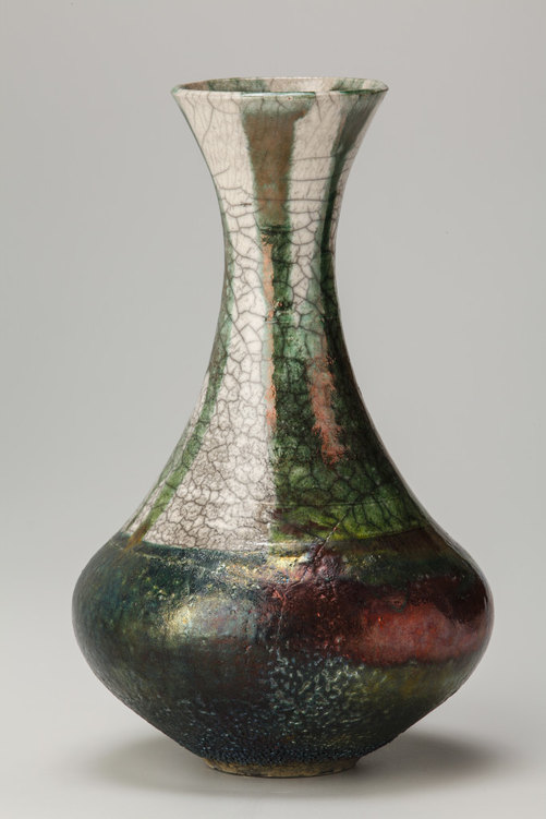 Zach Houillion Crackeled Vase